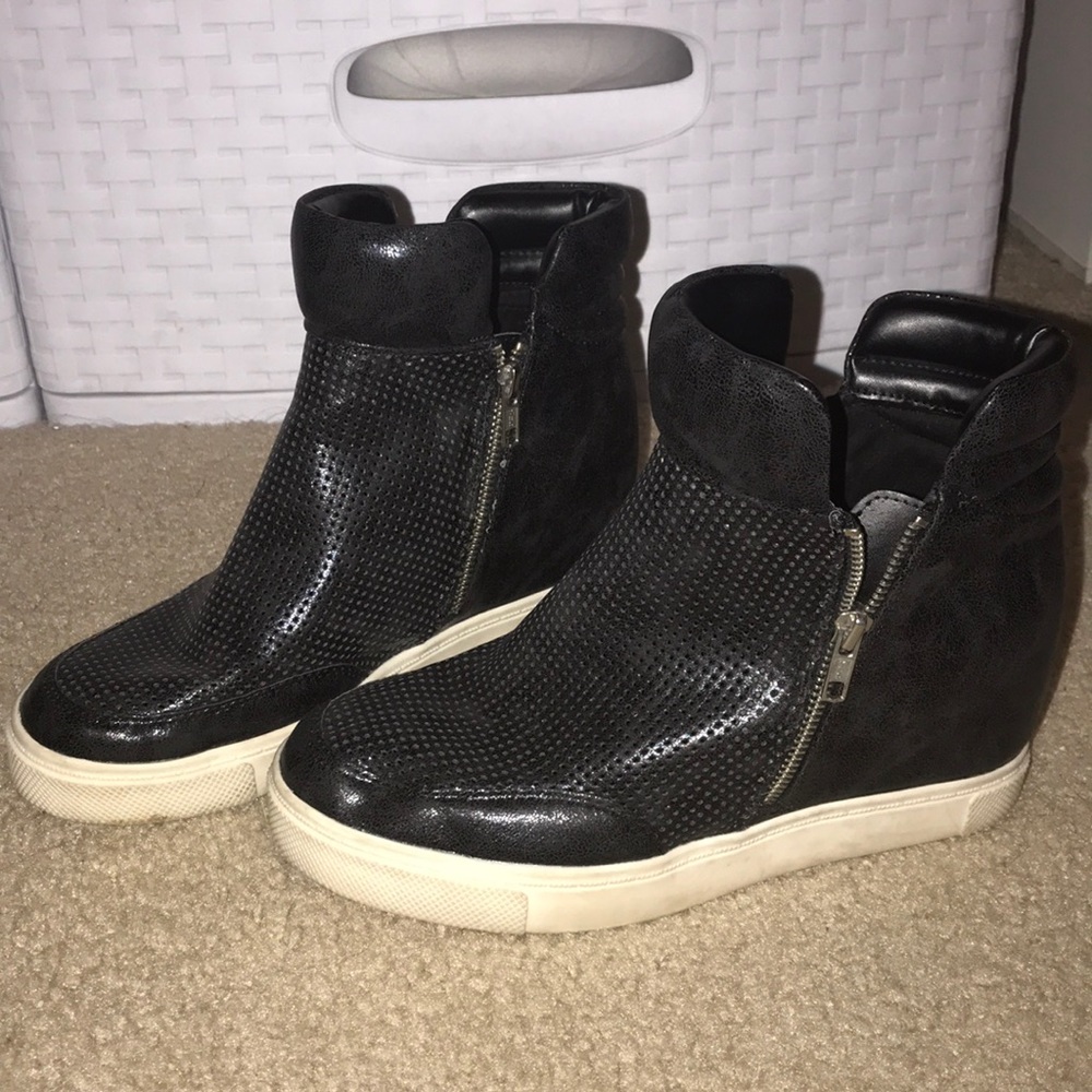Black sneakers